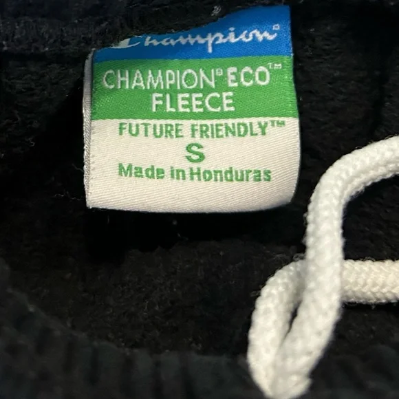 Champion Eco Fleece Princeton University Sweatpant Black Collegiate Comfort Sz S - Picture 6 of 6